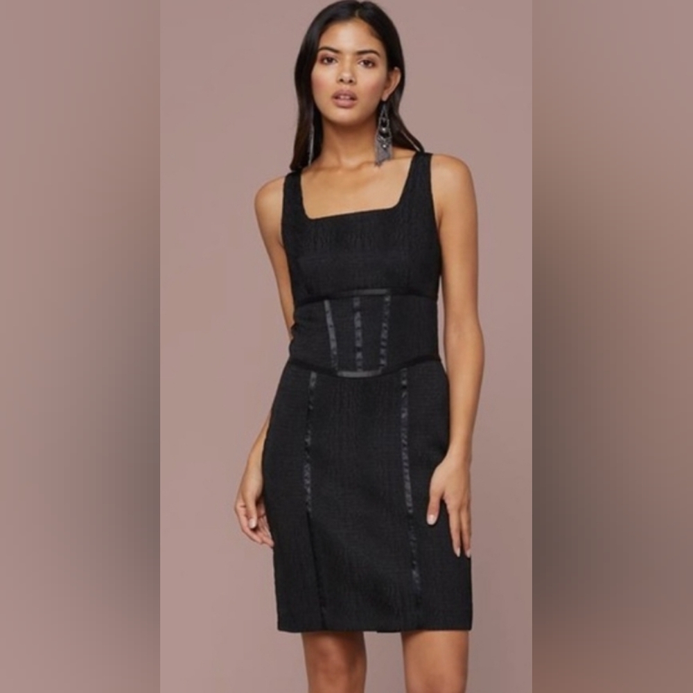 Bebe Aimee Snake Jacquard Pencil Dress - Picture 1 of 1